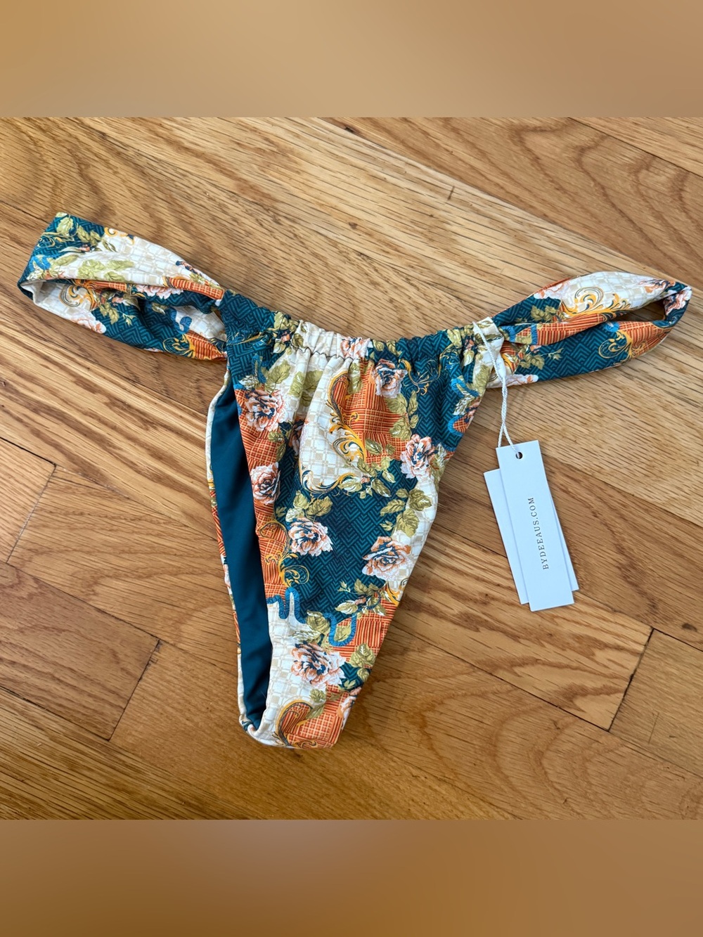 Bydee Cyprus Bikini Bottom in Antigua Size M NWT